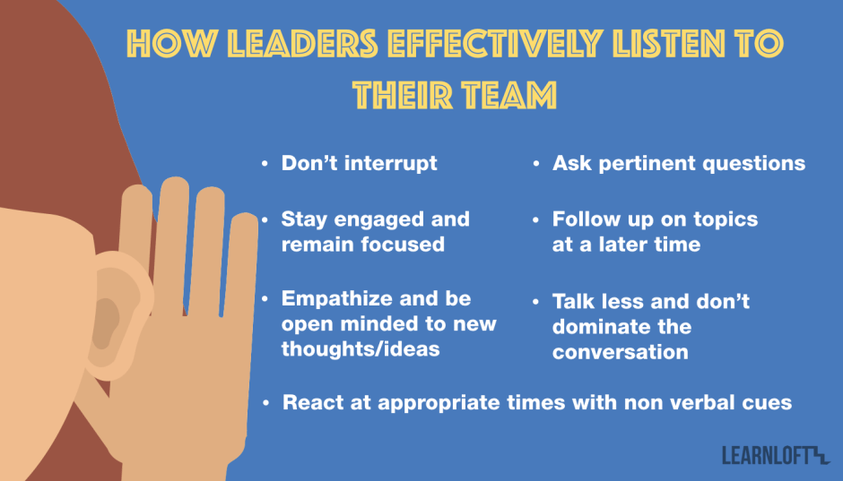 How Leaders Effectively Listen To Their Team